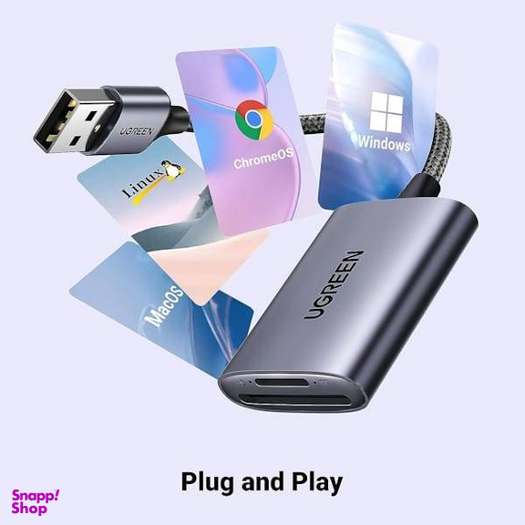 کارت خوان پورت USB 3.0 A یوگرین مدل CM401 کد 80887