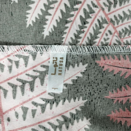 ملحفه ناتوسا مدل کشدار سرخس یک نفره سایز 120×200 سانتی متر