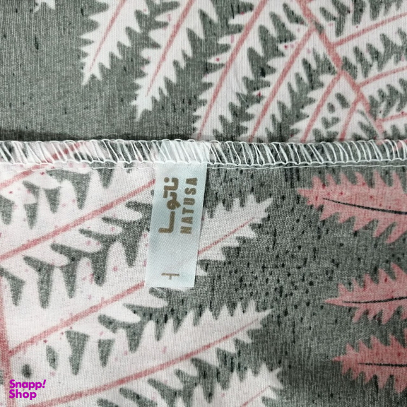 ملحفه ناتوسا مدل کشدار سرخس یک نفره سایز 120×200 سانتی متر