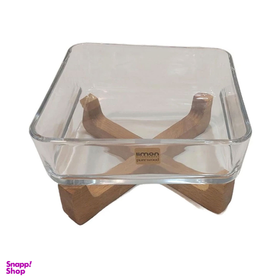 ظرف سرو لیمون مدل پایه چوبی کد RM2163