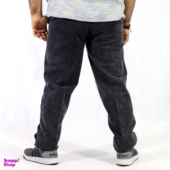 شلوار جین مردانه کد 4612 رنگ زغالی