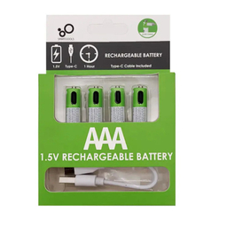 باتری نیم قلمی قابل شارژ اسمارتولز مدل یو اس بی AAAA بسته 4 عددی