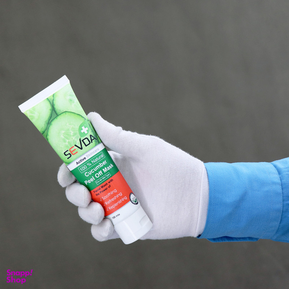 ماسک صورت سودا مدل ذغال یخ و خیار حجم 100 میلی لیتر مجموعه 2 عددی