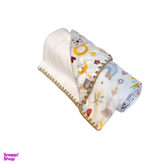 پتو نوزاد مادرکر مدل ماهی سایز 80×80 سانتی متر