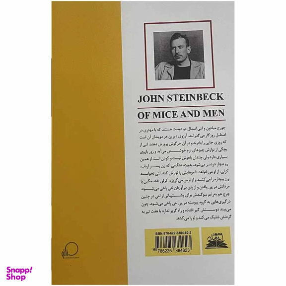 کتاب موش ها و آدم ها اثر جان اشتاین بک انتشارات ایرمان