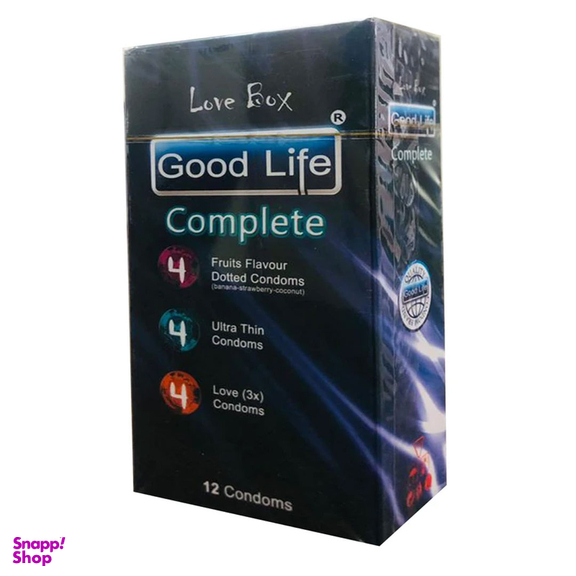 کاندوم گودلایف مدل COMPLETE کد GO06 بسته 12 عددی