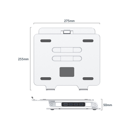 استند لپ تاپ و هاب اوریکو مدل LST-4A-SV-BP