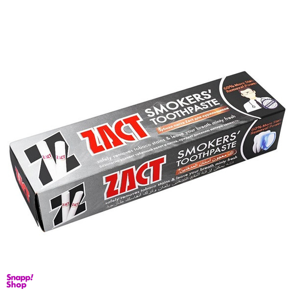 خمیر دندان زاکت مدل Smookers وزن 100 گرم