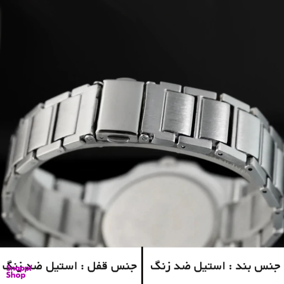 ساعت مچی عقربه ‌ای مردانه اسکمی مدل 1794 رنگ نقره ای