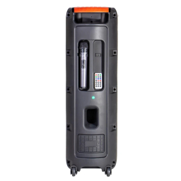 اسپیکر 8.5 اینچ بلوتوثی قابل حمل سان رایز مدل Boom Box 500 به همراه میکروفون و ریموت کنترل