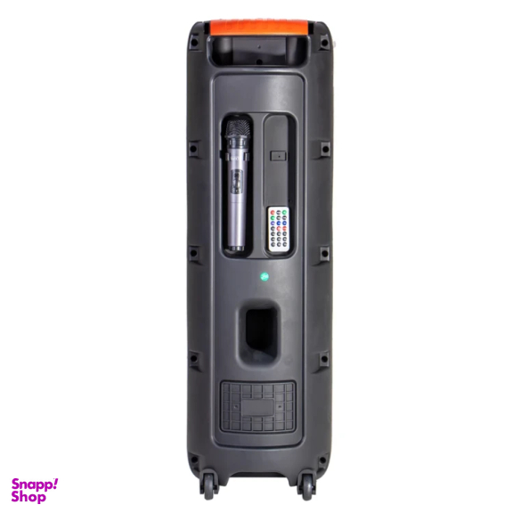 اسپیکر 8.5 اینچ بلوتوثی قابل حمل سان رایز مدل Boom Box 500 به همراه میکروفون و ریموت کنترل