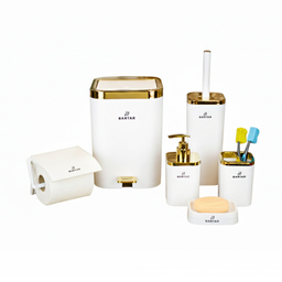 ست سرویس بهداشتی برتر مدل لیدوما کد 01 مجموعه ۶ عددی