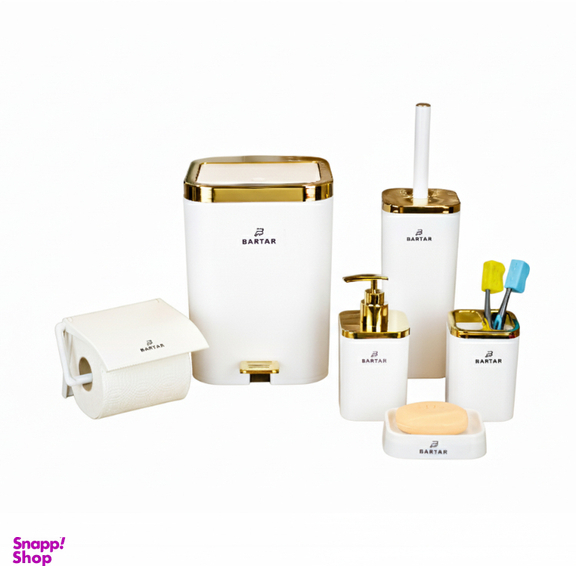 ست سرویس بهداشتی برتر مدل لیدوما کد 01 مجموعه ۶ عددی