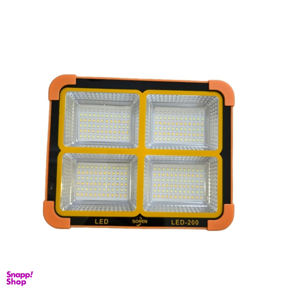 پروژکتور شارژی 200 وات سورن مدل Solar LED Light کد 9088