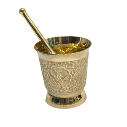 زعفران ساب برنجی طرح طاووس کد 1116