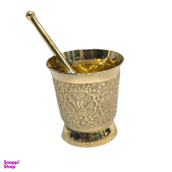 زعفران ساب برنجی طرح طاووس کد 1116