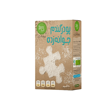 پودر گندم جوانه زده به مالت وزن 200 گرم