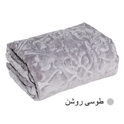 پتو تک‌ نفره گلبافت مارال شاپ مدل سوپر برجسته کد 1001