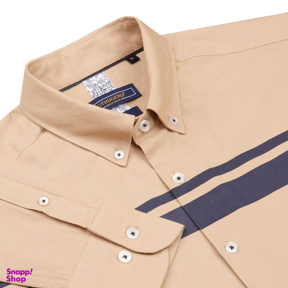 پیراهن مردانه جی تی هوگرو کد 10234 رنگ کرم