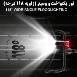 چراغ جلوی دوچرخه مدل FY329