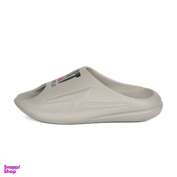 دمپایی مردانه شیما طرح Caterpillar رنگ خاکستری