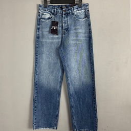 شلوار بگ مردانه طرح ZARA کد 3090 رنگ آبی