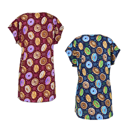 بلوز آستین کوتاه زنانه مدل M3905 مجموعه 2 عددی