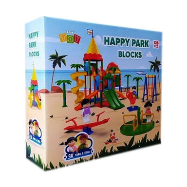 ساختنی 128 قطعه ناب سل مدل پارک شادی