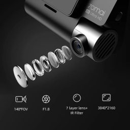 دوربین فیلم برداری خودرو سوِنتی مِی مدل 70maI Dash Cam 4K + Rear Cam Set(RC06) A800S