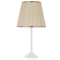 آباژور رومیزی نورهام مدل NHM-WHITESILVERY-15