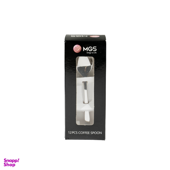 قاشق چای خوری ام جی اس مدل DF005 کد 100000002864 بسته 12 عددی