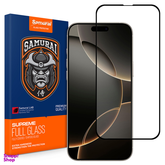 محافظ صفحه نمایش شیشه ای سامورایی مدل ovglass مناسب گوشی موبایل اپل iPhone 16 Pro Max