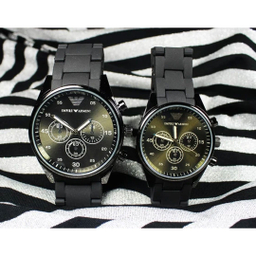 ست ساعت مچی عقربه ای زنانه و مردانه کد A-0002