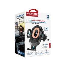 شارژ بی‌ سیم و پایه نگهدارنده پرومیت مدل POWERMOUNT-2