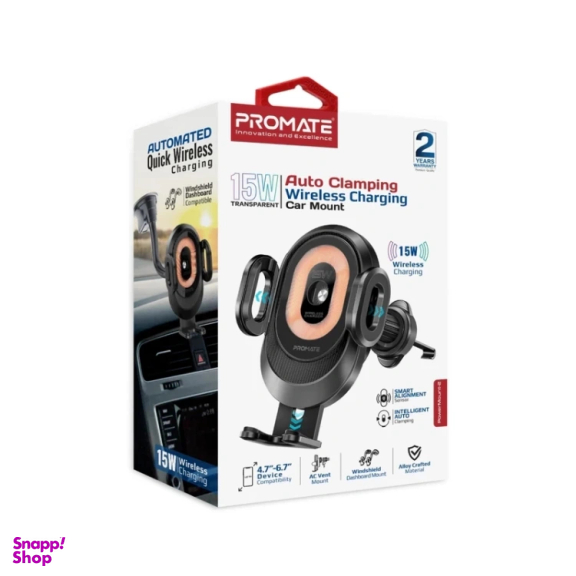 شارژ بی‌ سیم و پایه نگهدارنده پرومیت مدل POWERMOUNT-2