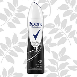 اسپری ضد تعریق زنانه رکسونا مدل Invisible Black & White حجم 200 میلی‌ لیتر