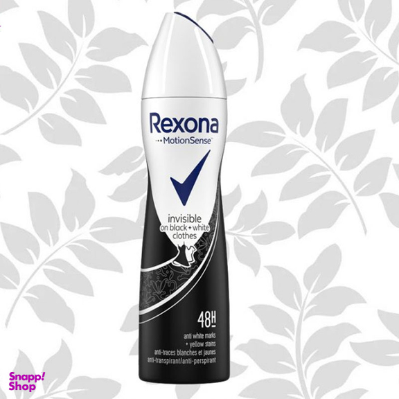 اسپری ضد تعریق زنانه رکسونا مدل Invisible Black & White حجم 200 میلی لیتر
