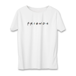 تیشرت زنانه به رسم طرح Friends کد 587
