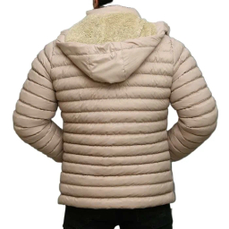 کاپشن مردانه سارزی طرح کلمبیا کد 18416159 رنگ کرم