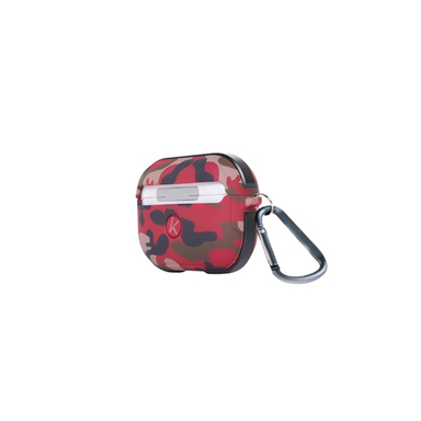 کاور ایرفون کی-دوو مدل CRASHGUARDcamo-RED مناسب اپل ایرپاد پرو