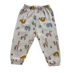 شلوار نوزادی جورابدار مدل حیوانات کد 5040
