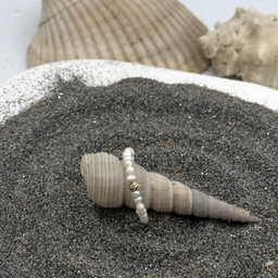 انگشتر طلا 18 عیار زنانه ناریا مدل مروارید پرورشی ننیا