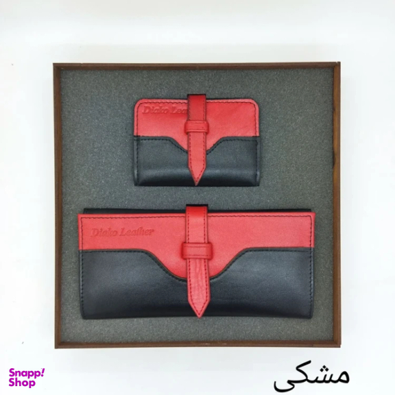 ست هدیه زنانه چرم دیاکو مدل نیلوفر