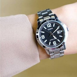 ساعت مچی عقربه ای زنانه کاسیو مدل LTP-v004D-1B2UDF