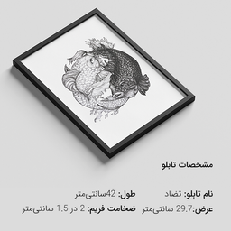 تابلو نقاشی مدل تضاد