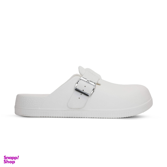 دمپایی زنانه شیما مدل وینتر کلاسیک رنگ سفید