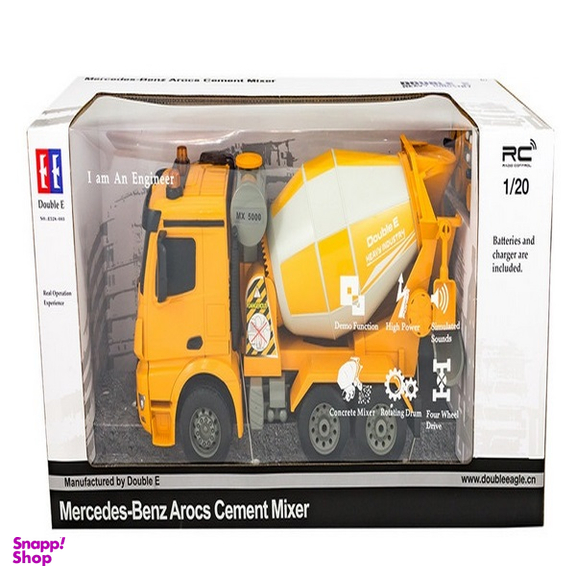 ماشین بازی کنترلی دابل ای مدل Mercedes Benz Cement Mixer
