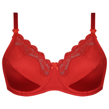 سوتین زنانه لین مدل فنردار کد 4680-606 رنگ قرمز