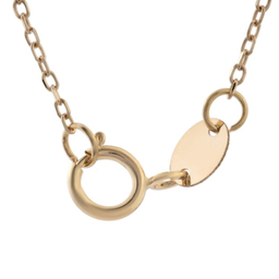 گردنبند طلا 18 عیار زنانه داریم مدل دو دست کالکشن آوین