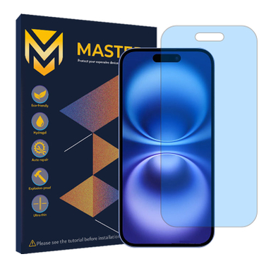 محافظ صفحه نمایش آنتی بلو مستر مدل Resistant مناسب گوشی موبایل اپل iPhone 16